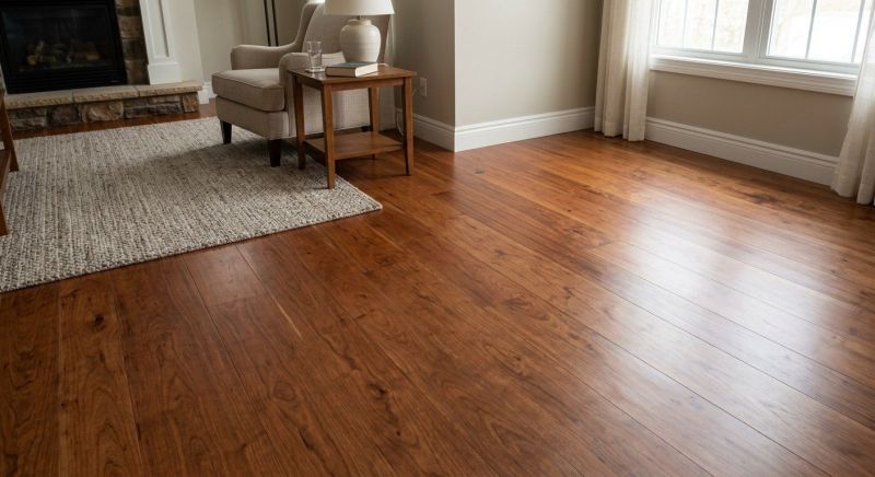 Cherry Floor Installation in Hooksett, NH