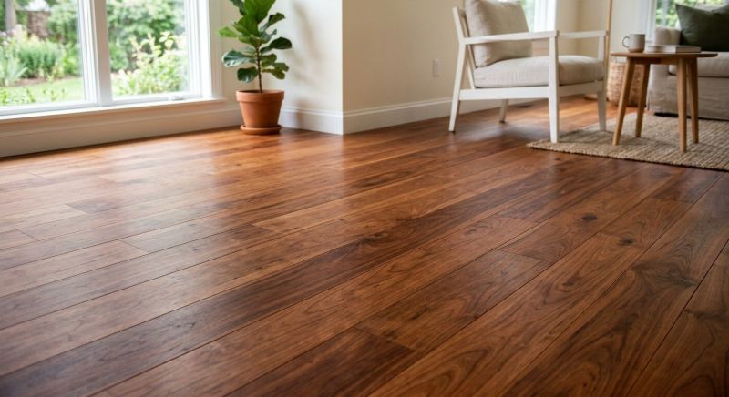 Cherry Floor Installation in Stow, MA