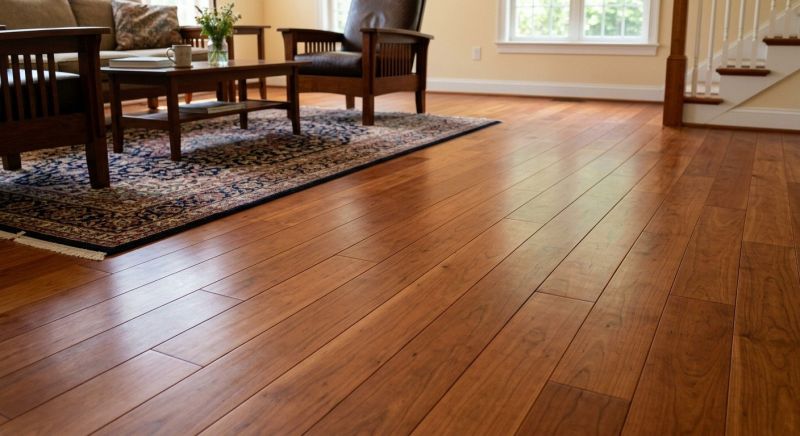 Cherry Floor Installation in Worcester County, MA