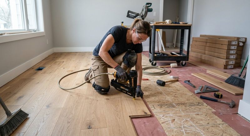 Hardwood Floor Installation in Acton, MA