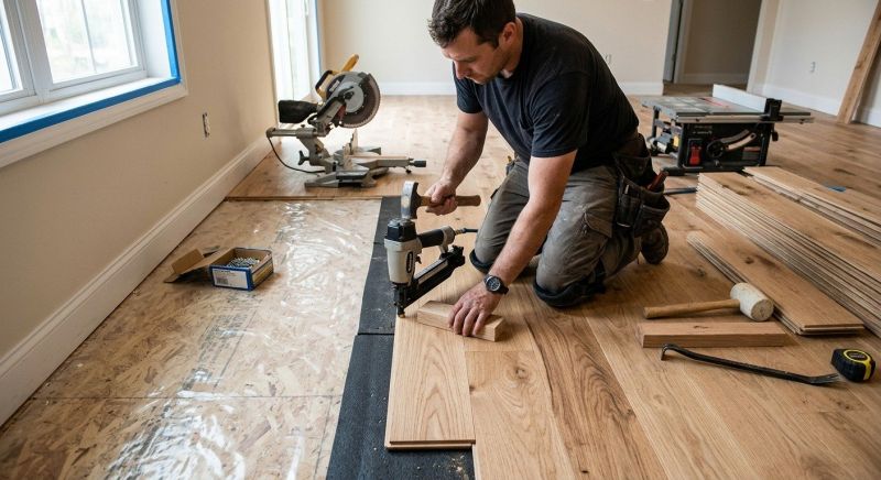 Hardwood Floor Installation in Hooksett, NH