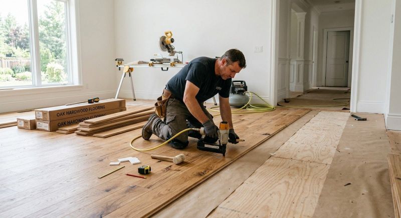 Oak Floor Installation in Lexington, MA