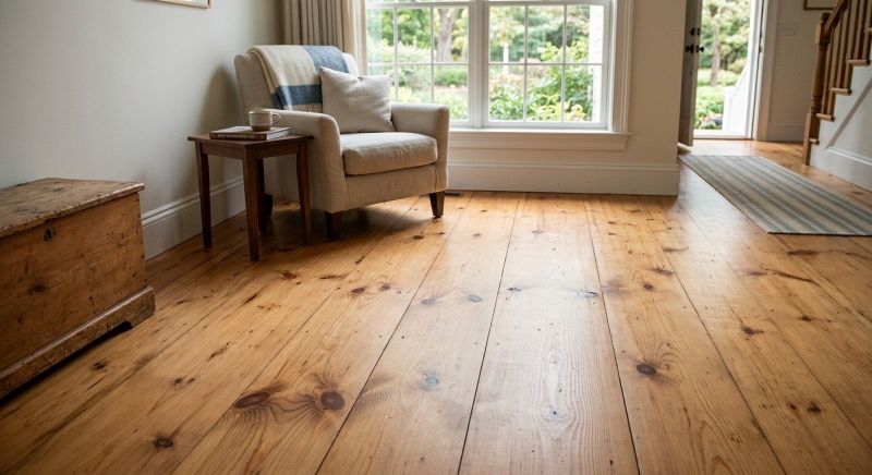 Pine Floor Installation in Nashua, NH