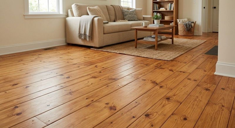 Pine Floor Installation in Nashua, NH