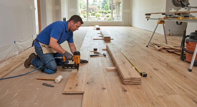 Plank Floor Installation in Nashua, NH