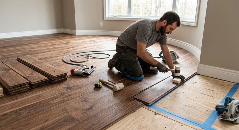 Walnut Flooring Installation in Nashua, NH