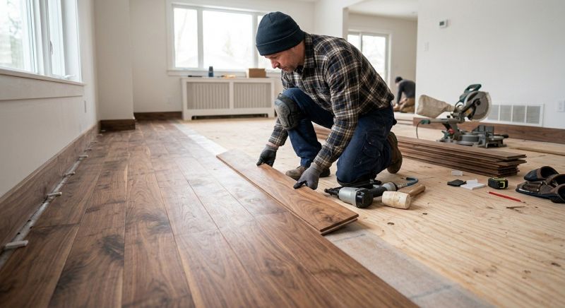 Walnut Flooring Installation in Nashua, NH
