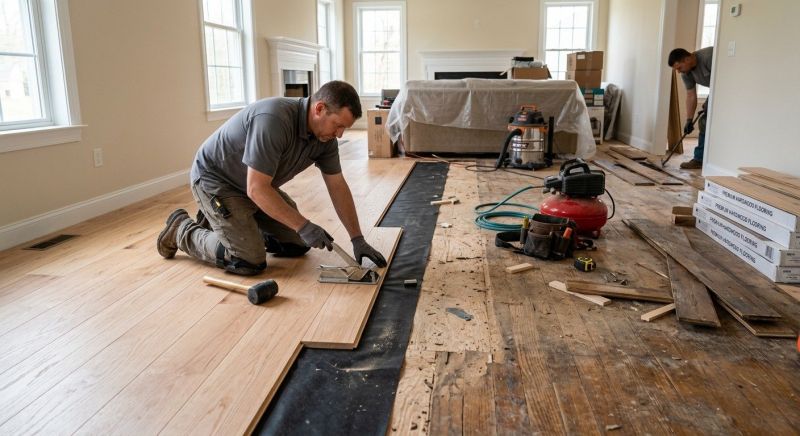 Wood Floor Replacement in Hollis, NH