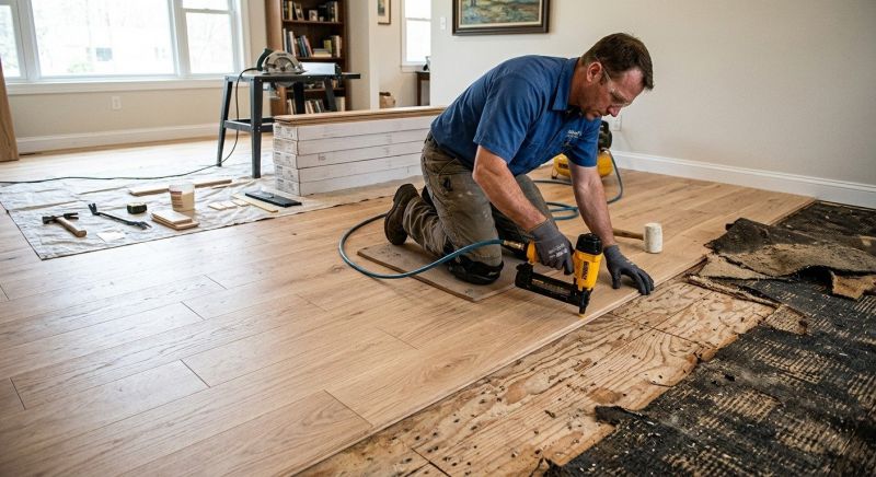 Wood Floor Replacement in Nashua, NH