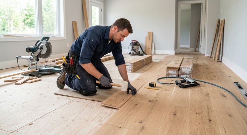 Wood Flooring Installation in Milford, NH